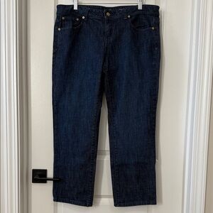 Lilly Pulitzer Palm Beach Fit Straight Leg Jeans - Dark Blue